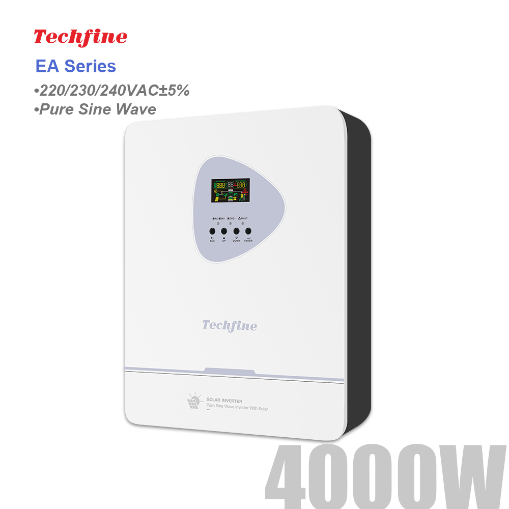 Charge Controller Solar - Techfine 4KW Şebekeden Bağımsız İnvertör 24v