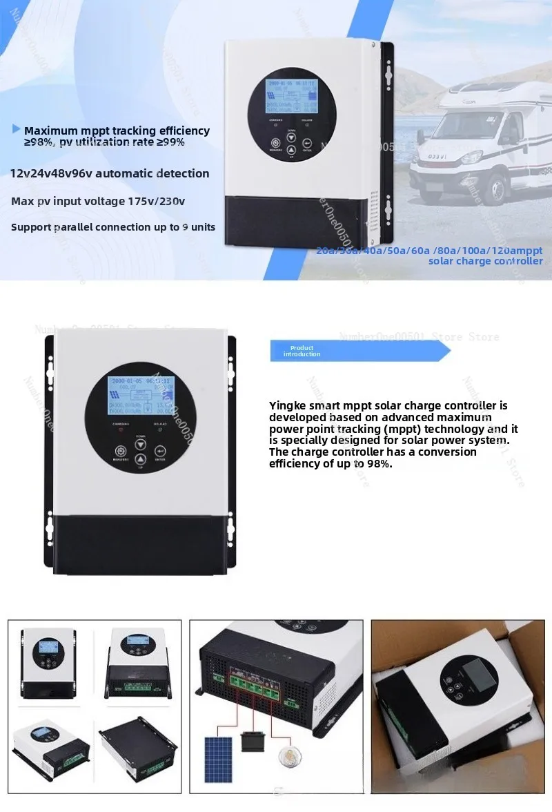 60A MPPT güneş enerjisi şarj k - Charge Controller Solar incelemesi ve fiyatı