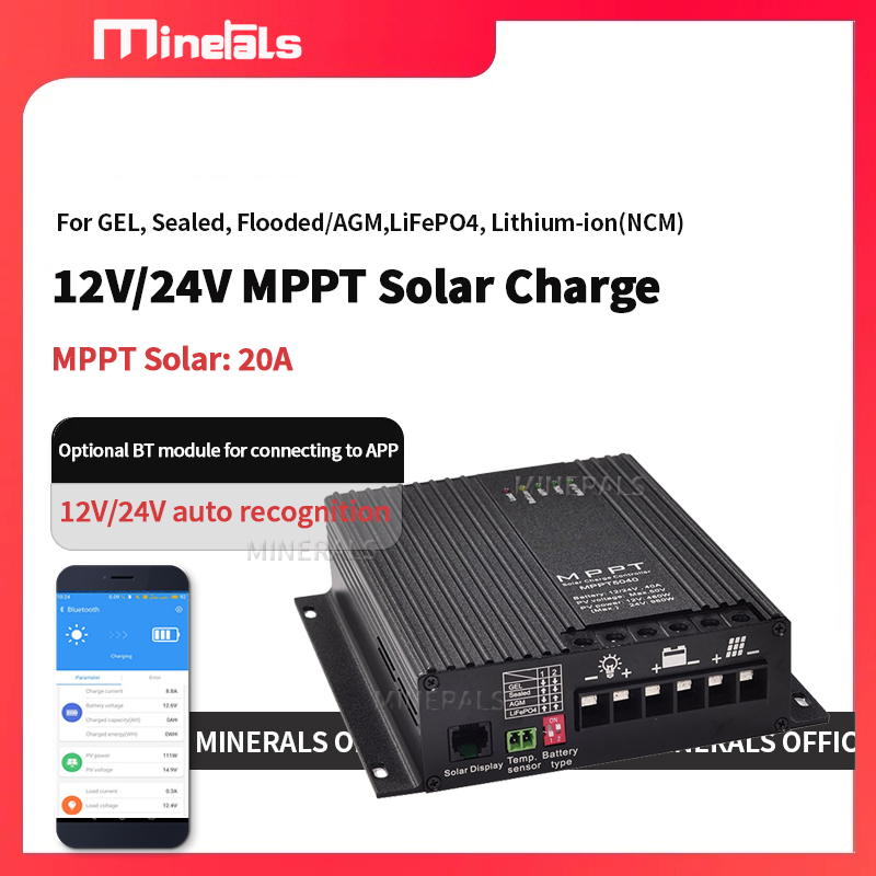 20A MPPT Kontrol Cihazı 12V/24 - Charge Controller Solar incelemesi ve fiyatı