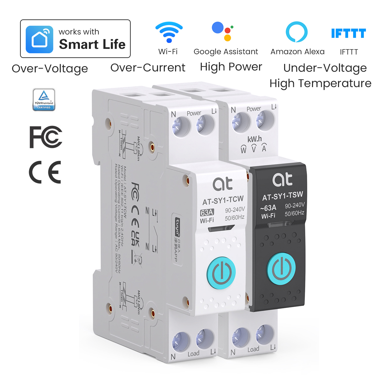 Tuya WiFi Akıllı Şalter 1P+N 6 - Energy Monitor Meter incelemesi ve fiyatı