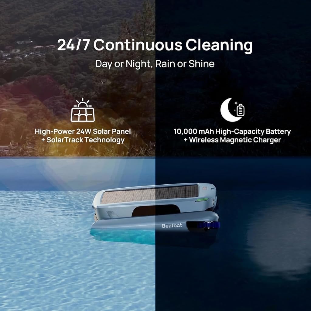 Beatbot Solar Havuz Yüzey Temi - Charge Controller Solar incelemesi ve fiyatı