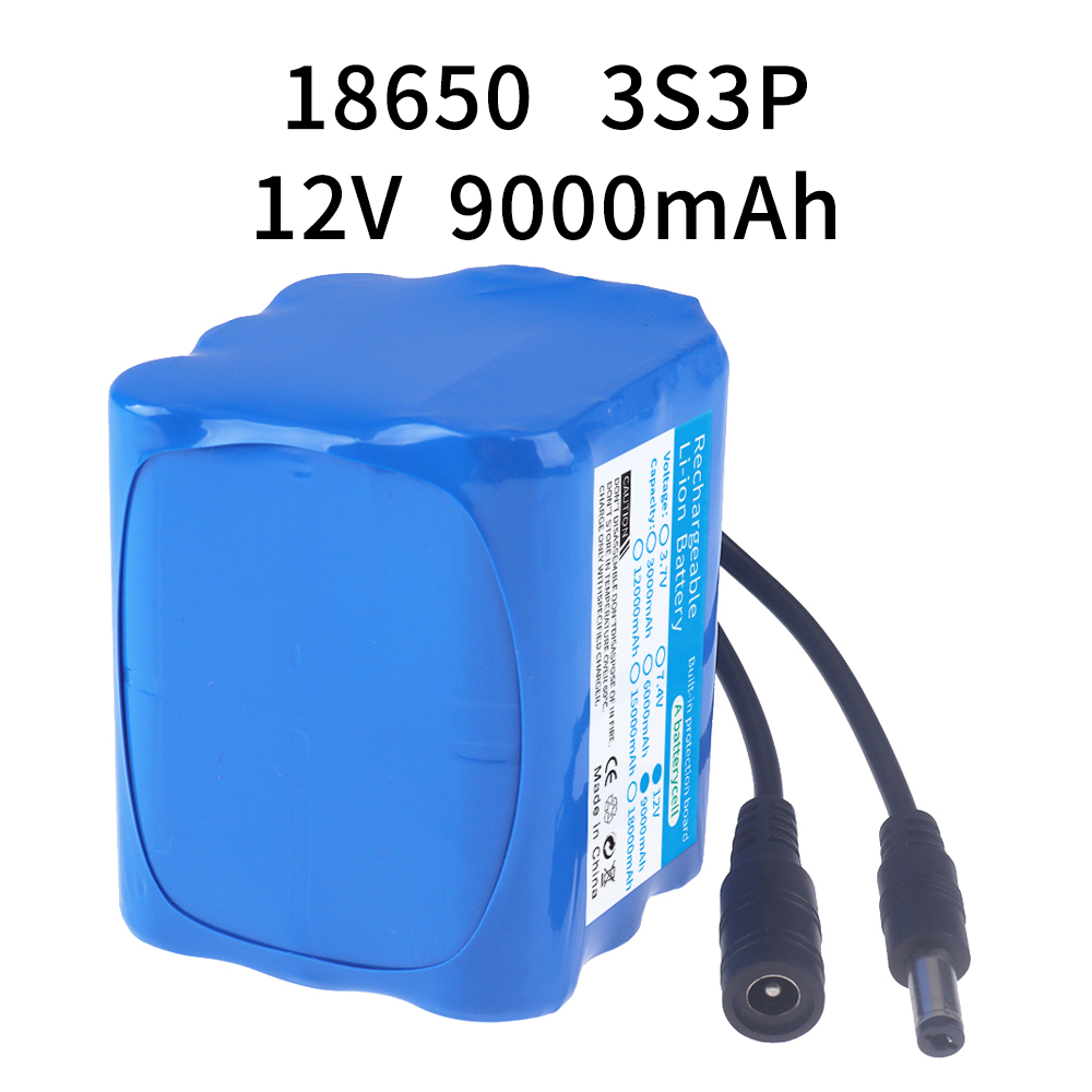 12V 9000mAh 3S3P lityum-iyon p - Lithium Battery 12V incelemesi ve fiyatı